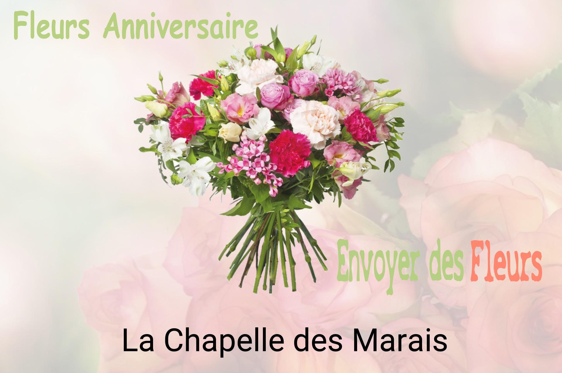 Bouquet de fleurs d’anniversaire livré à La Chapelle-des-Marais