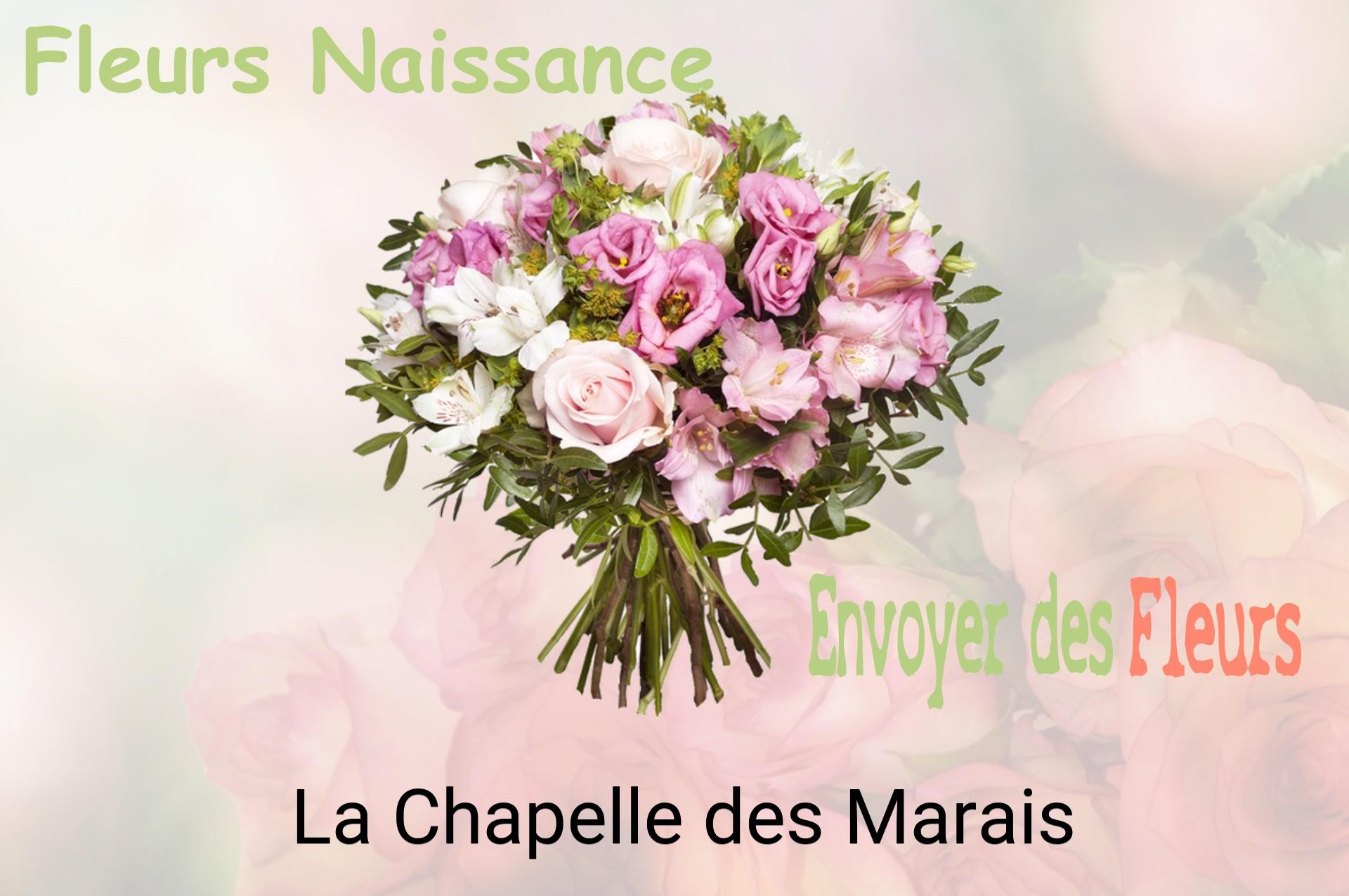 Bouquet de fleurs de naissance livré à La Chapelle-des-Marais