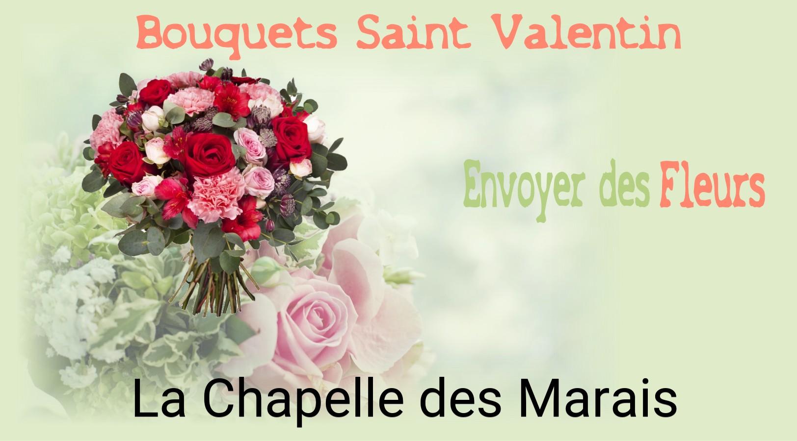 Roses de Saint-Valentin livrées à La Chapelle-des-Marais